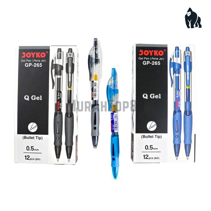 

Produk Baru!! [12 PCS] Pulpen Joyko GP-265 Q Gel Pen / Ballpoint Bolpen Pena 0.5 mm