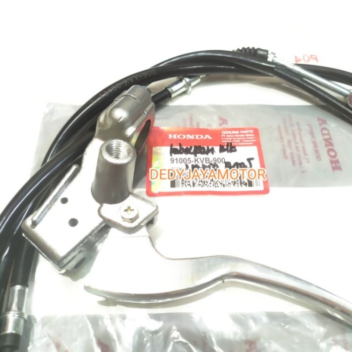 Kabel Rem Belakang Beat Karbu Sepaket + Dudukan Spion Kiri + Handle