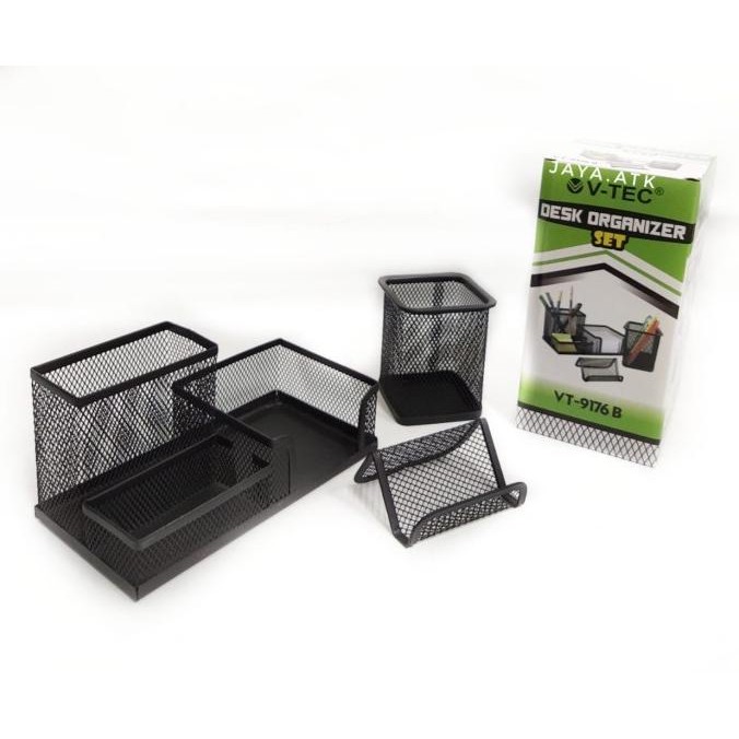 

Produk Baru!! TEMPAT PULPEN ALAT TULIS MEJA SET 3 PEN HOLDER JARING BESI BESAR 9176