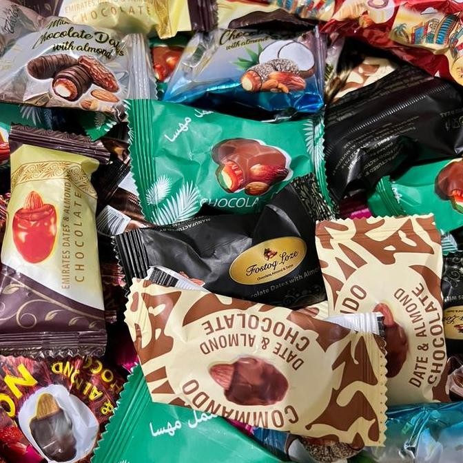 

coklat kurma almond 250gr termurah