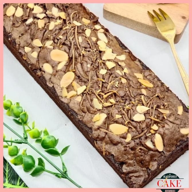 

brownies panggang kacang almond oreo keju (27 x 10) termurah