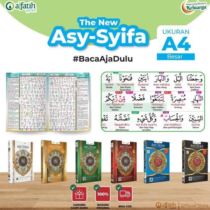 

Al-Quran Asy-Syifa A5 HC Perkata Latin Tajwid Warna Rasm Usmani HDM