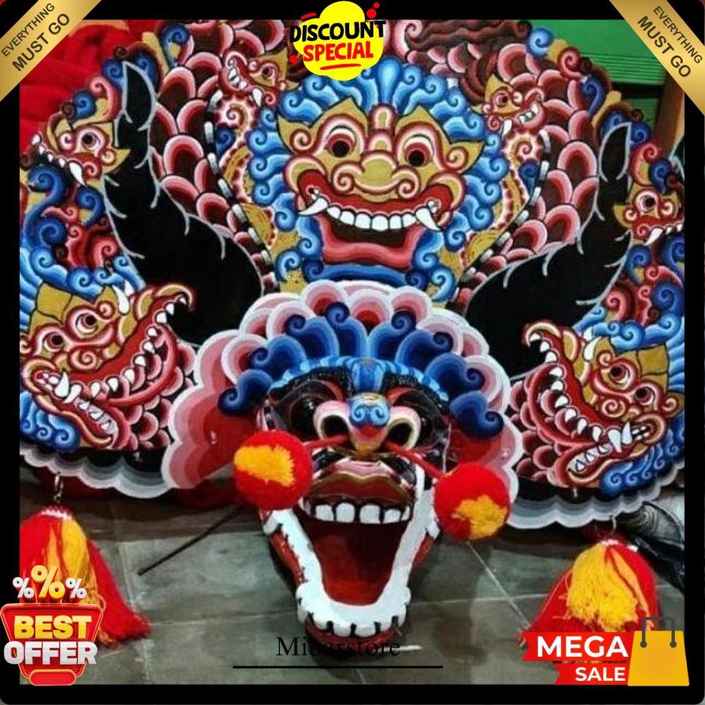 

Bisa Cod Cuci Gudang Barongan Rampak Telon Jamang Cat Air Brush Bonus Kemul Panjang Dan Pentul Tinggal Pakai Ukuran Anak Promo Barongan Plipit Romo Mainan Anak Barongan Anak Sd Brongan Plipit Premium / Barongan Spon Caplok Kain Panjang / Barongan Ponorogo