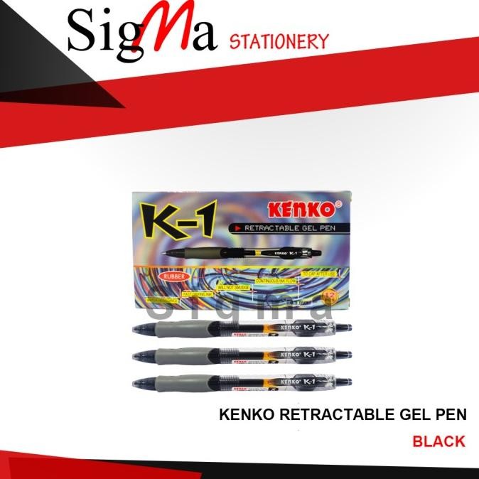 

Pulpen Gel Kenko K1 / Retractable Gel Pen Lusinan Stok Terbatas