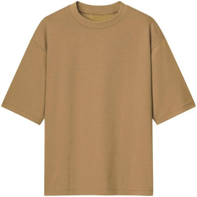 

kaos oversize polos cotton combed 24s | unisex - almond termurah