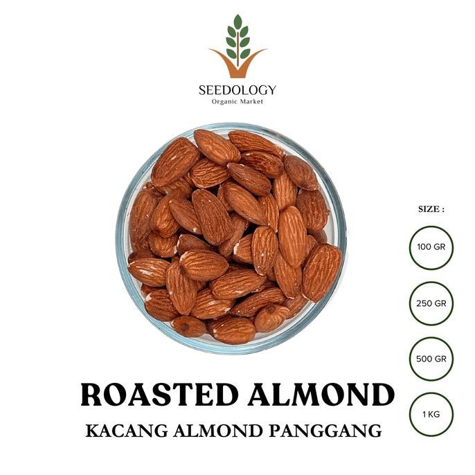 

roasted almond 250gr termurah