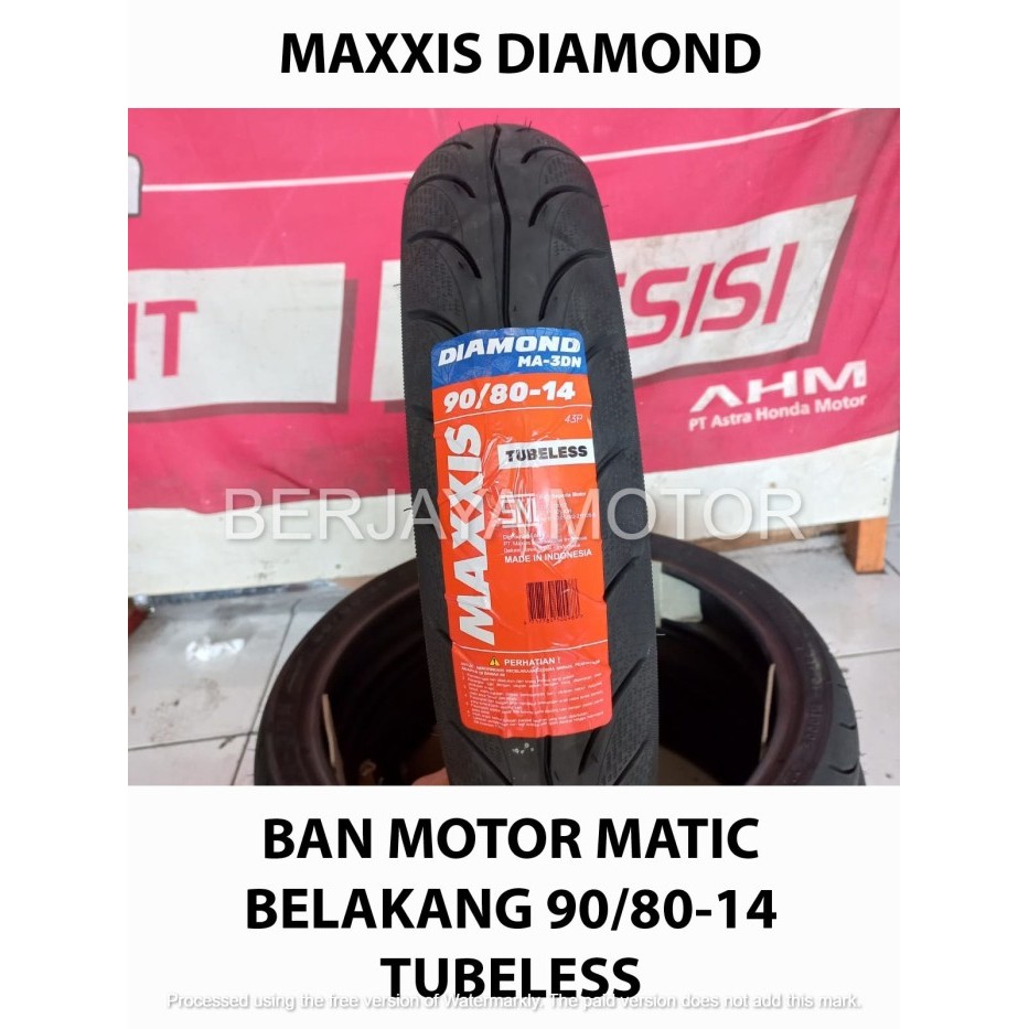 Ban Luar/Ban Motor Belakang Matic 90/80-14 Maxxis Diamond/Tubeless #Gratisongkir #Sale #Discount