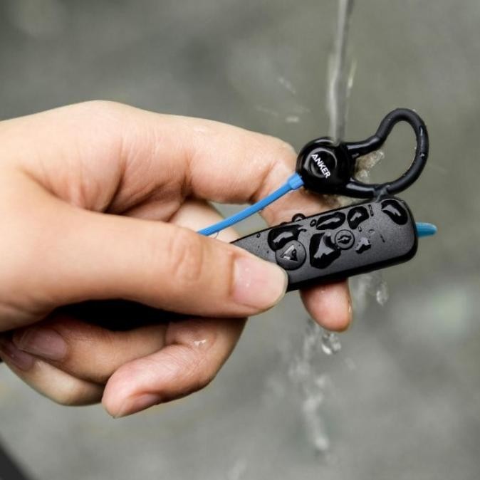 Anker soundbuds lite headset bluetooth neckband Resmi Anker A3271 Terlaris