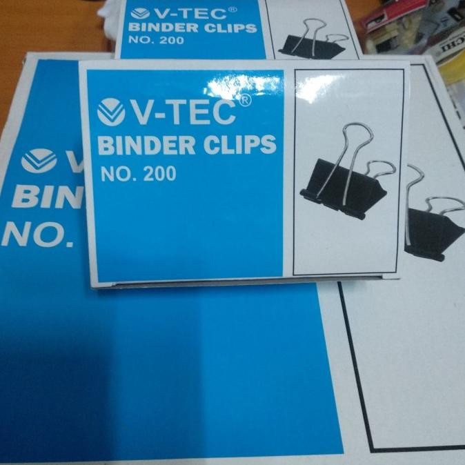 

sale! binder clip/penjepit kertas no.200 vtec per gross