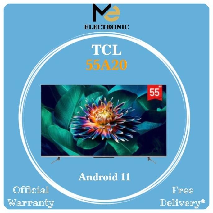 Diskon ANDROID TCL 55 55A20 ANDROID 11 TCL UHD 4K SMART TV ANDROID 55A20 TCL