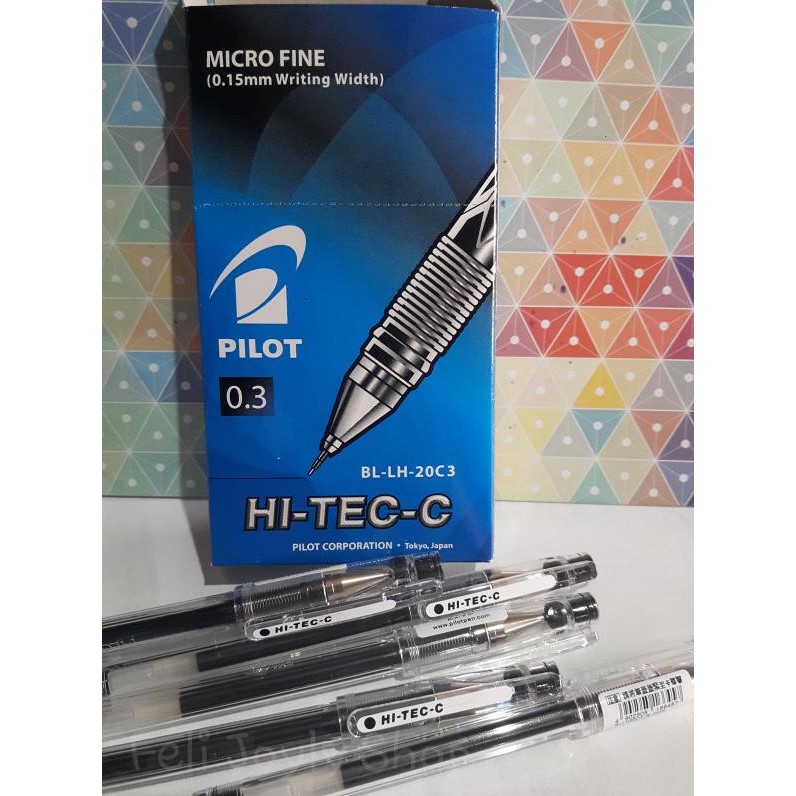 

Pulpen Hitec C 0.3 Pilot Original Bolpen Hi-Tech Kantor Gel Pen Stok Terbatas