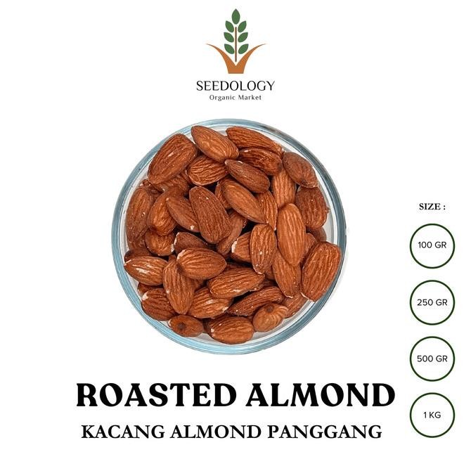 

roasted almond 500gr termurah