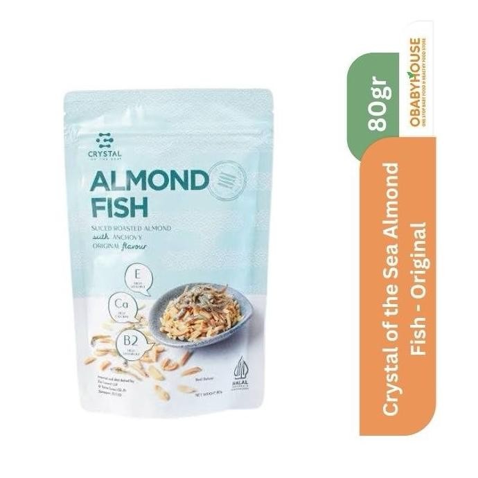 

crystal of the sea almond fish 80 gr - original termurah