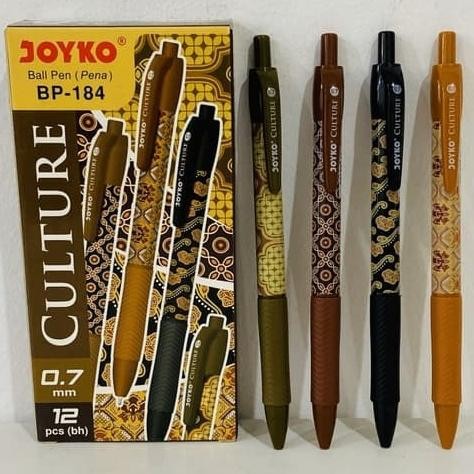 

Produk Baru!! Pulpen joyko CULTURE BP-184 0,7mm batik (tinta hitam)/ kotak