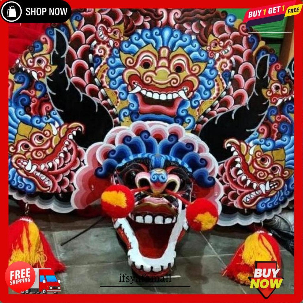 

Bisa Cod Cuci Gudang Barongan Rampak Telon Jamang Cat Air Brush Bonus Kemul Panjang Dan Pentul Tinggal Pakai Ukuran Anak Promo Barongan Plipit Romo Mainan Anak Barongan Anak Sd Brongan Plipit Premium / Barongan Spon Caplok Kain Panjang / Barongan Ponorogo