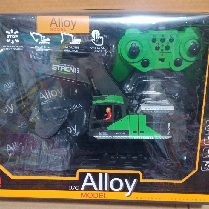 Murah Remot excavator die-cast 2,4Ghz / mainan remot beko Non COD