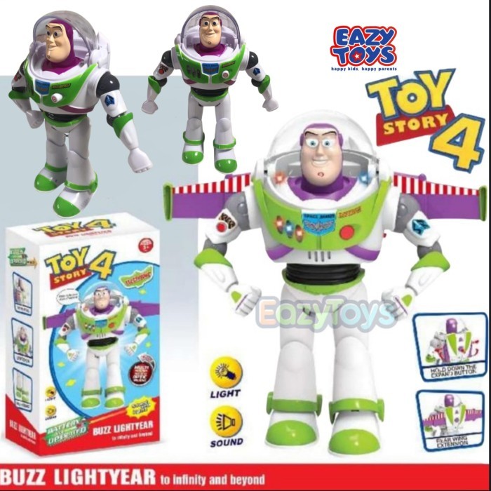 Murah Mainan Anak Buzz Lightyear Light Year Toy Story 5 Toys Robot Figure Non COD