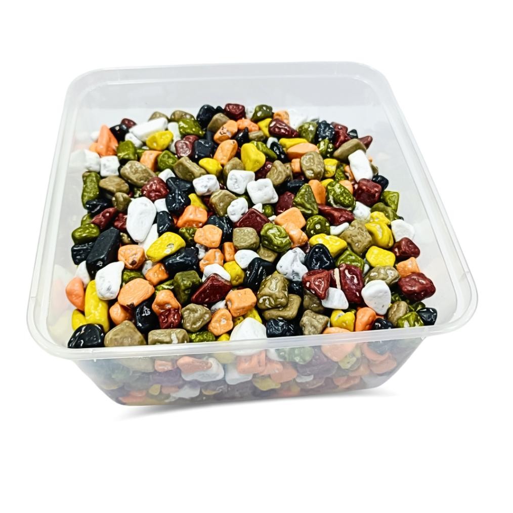 

ang COKLAT KERIKIL New 1kg Khas Arab Cokelat Batu / Coklat Kerikil Kemasan Toples