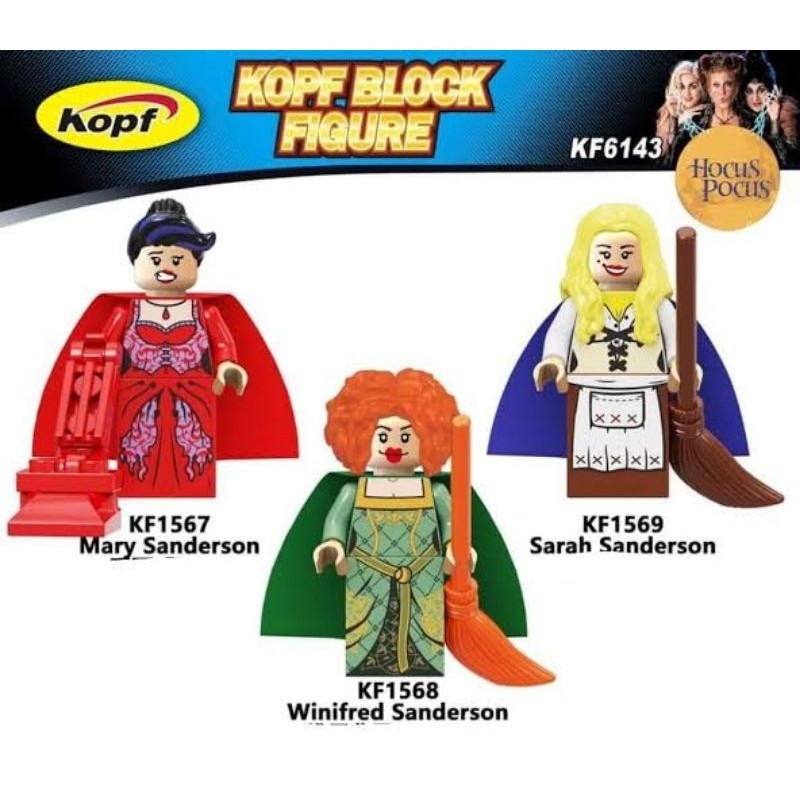 KF6143 Hocus Pocus - KF1567 Mary Sanderson - KF1568 Winifred Sanderson - KF1569 Sarah Sanderson Acti