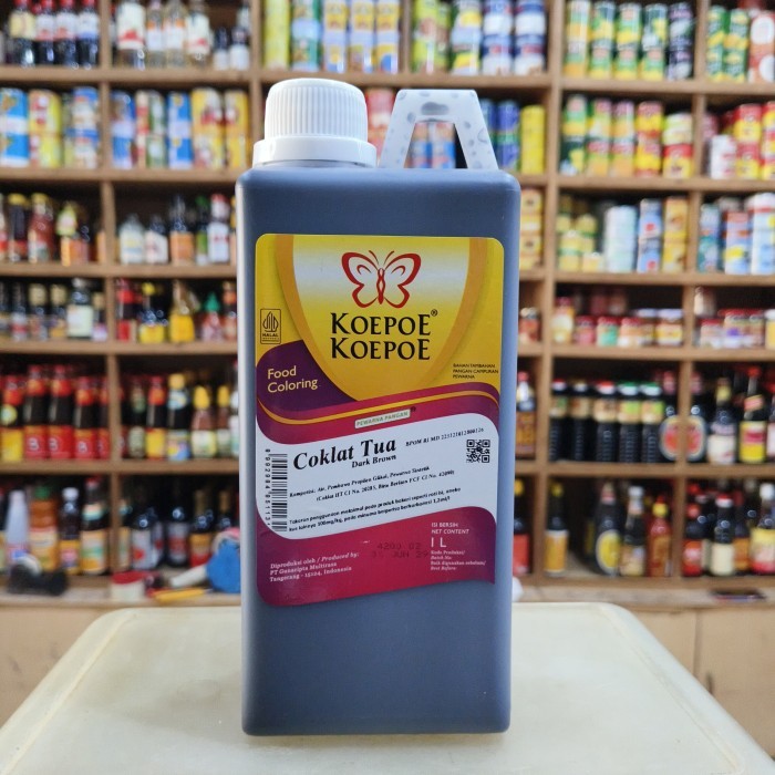 

HOT SALE! Pewarna Koepoe Koepoe Coklat Tua/ Dark Brown 1liter