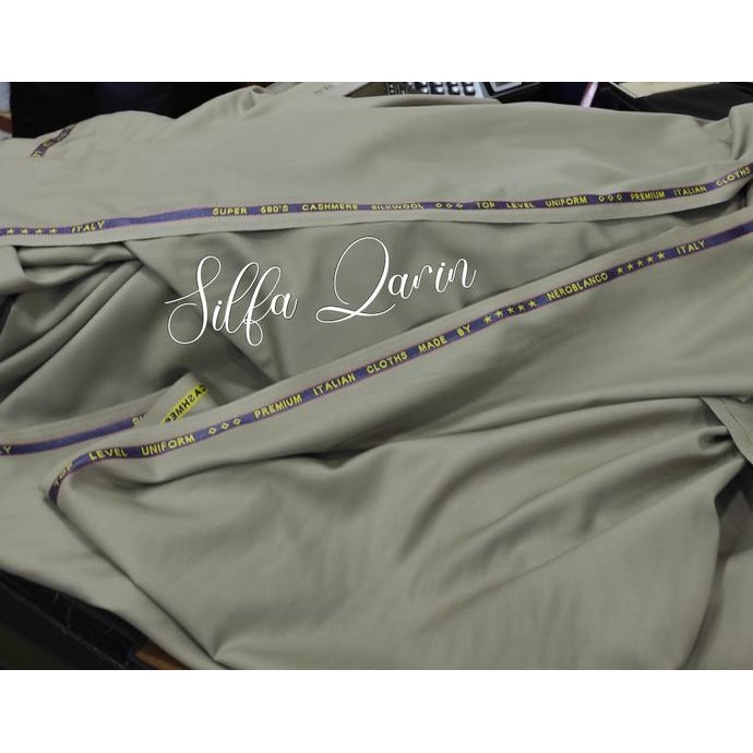 Kain Seragam Pns Semi Wool / Bahan Seragam Pemda Dki MS