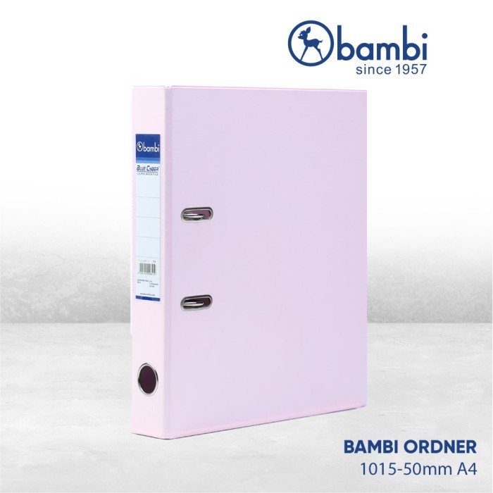 

TERLARIS! Bambi Ordner A4 MID SIZE 50 mm PVC Lever Arch File A4 kode 1015