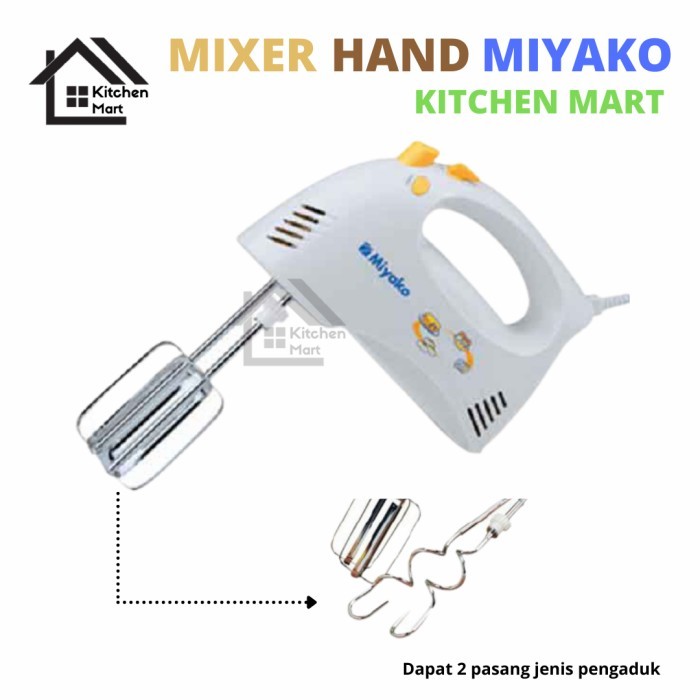 Mixer Hand Miyako Hm 620 Hand Mixer Miyako Mixer Kue Mixer Mesin Kue