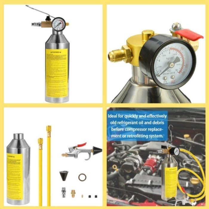 Ready Alat Flushing AC Tool Kit Set Ac Mobil Flushing Kulkas Freezerr Ori