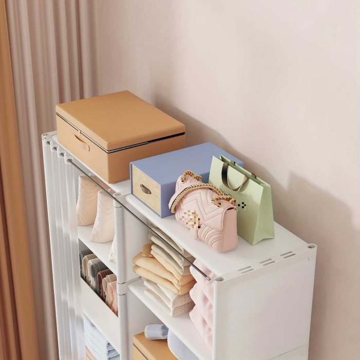 BELILAH LEMARI PAKAIAN MINIMALIS RAK MULTIFUNGSI DENGAN GORDEN ALMARI LAMARI PAKAIAN PAKAIN PAKAYAN