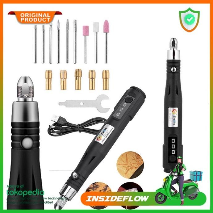 

Alat Bor Listrik Mini USB Portable Polishing Grinder Alat Ukir 30W