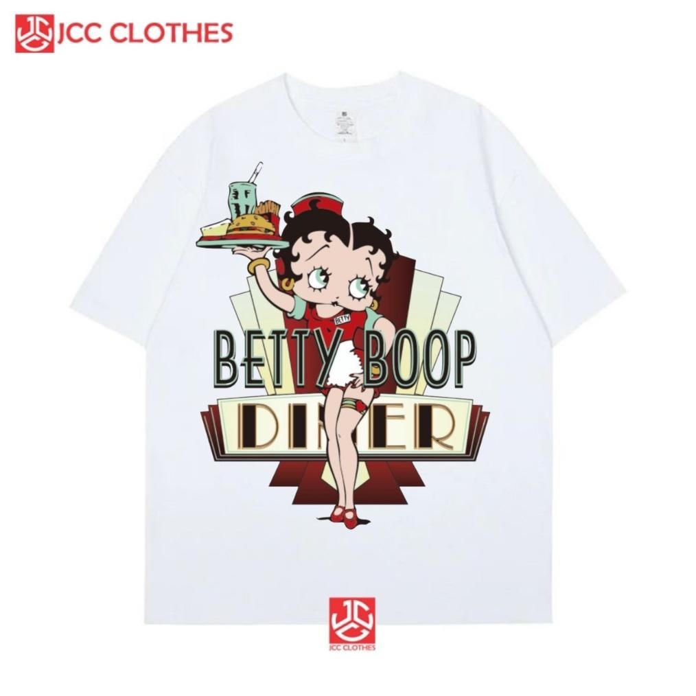 Promo Kaos Bety Boop Dinner Baju Atasan Distro