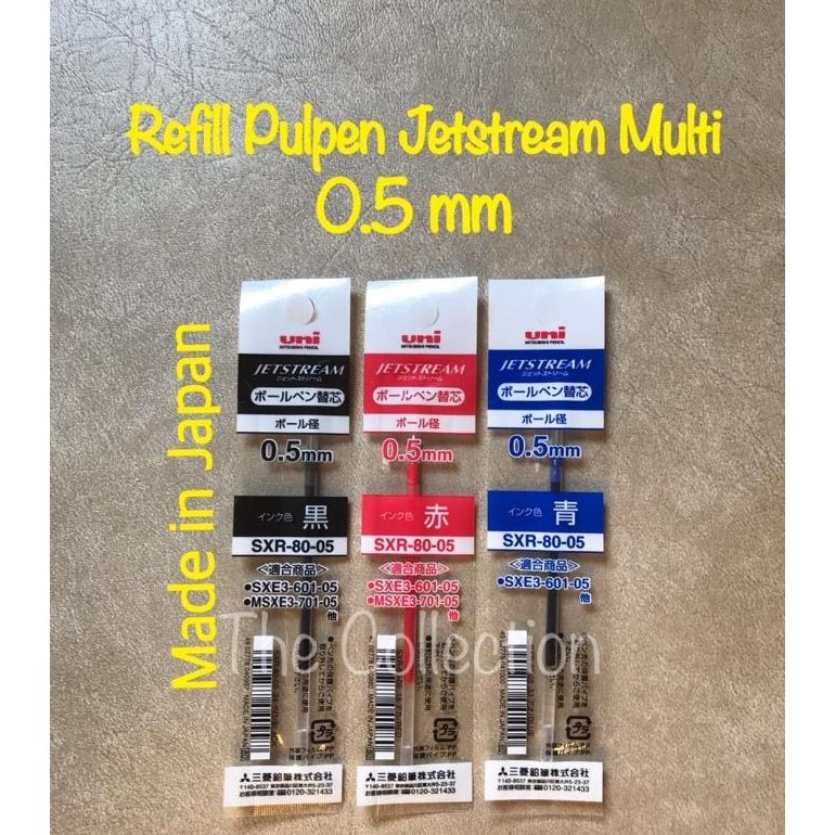 

Produk Baru!! ATK0591UN REFILL 0,5mm Jetstream MULTI Pulpen Mitsubishi Uni isi ulang