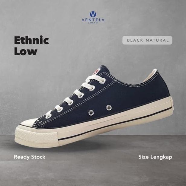 Ventela Ethnic Low Black Natural