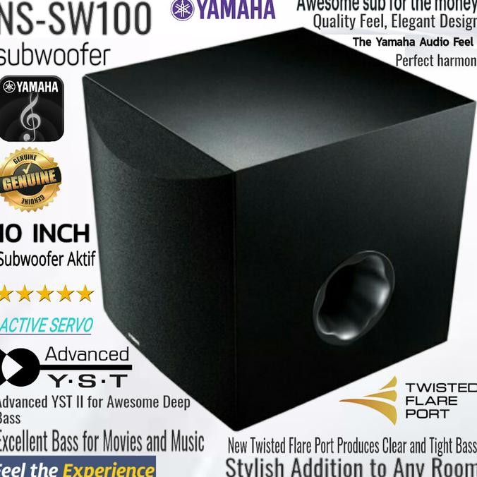 SUBWOOFER AKTIF YAMAHA 10 INCH ACTIVE SERVO ORIGINAL DAN TERPERCAYA