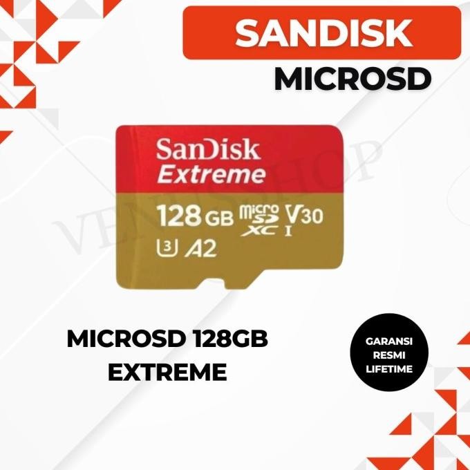 Sandisk Extreme Microsd 128Gb 160Mb/S -Microsd Extreme 128 Gb 160 Mbps