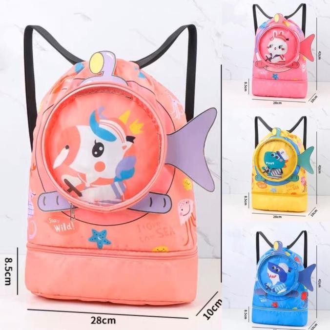 TAS RENANG ANAK MULTIFUNGSI ANTI AIR /TAS RENANG WATERPROOF