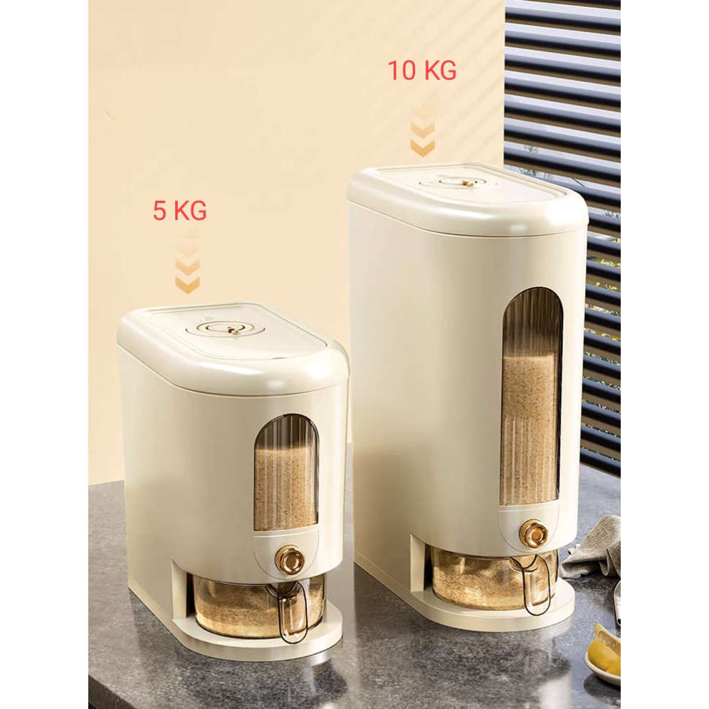 [ STR ] Littleapple_O Tempat Beras / Rice Dispencer aesthetic / tempat beras rosegold / tempat beras