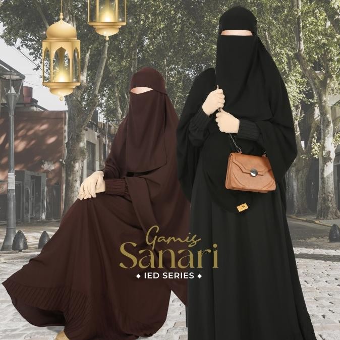 SANARI Gamis Beliya - Pasangan Khimar FK SANARI - Khadijah Indonesia