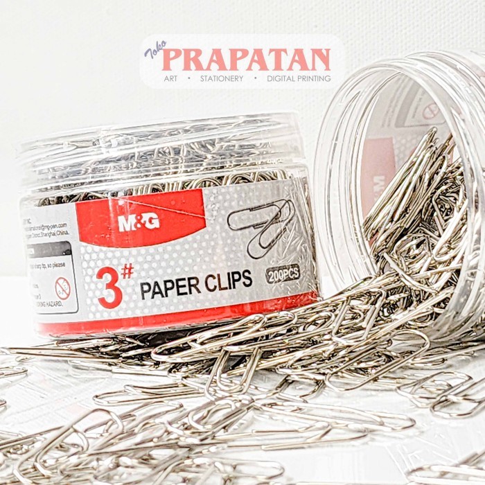 

M&G Paper Clip Set ABS916DR | Set Penjepit Kertas