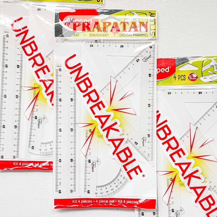 

Penggaris Medium Set Maped Unbreakable DRAF981872 | Ruler Set