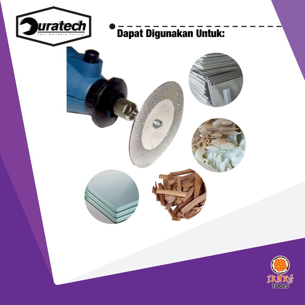 Diamond Cutting 40mm / Mini Gerinda potong Diamond / Mata mini gerinda kaca batu kerajinan tangan