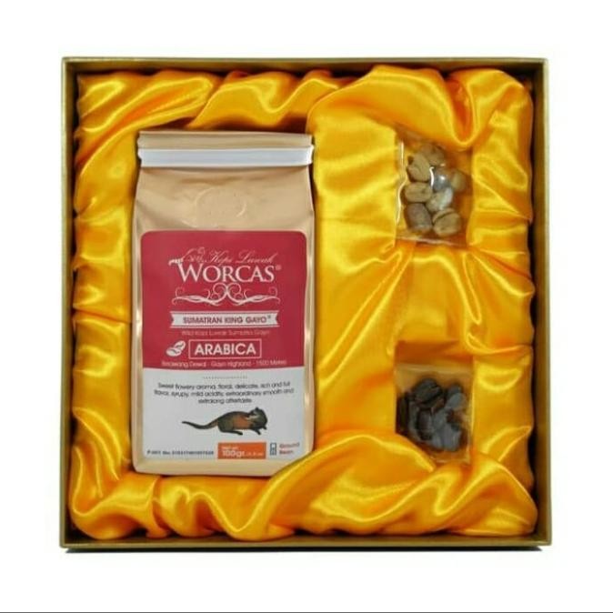 

BARU WORCAS KOPI LUWAK LIAR ARABICA GAYO PER 100GRAM BOX BESAR POWDER