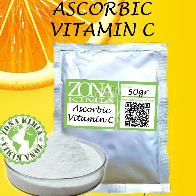 

BARU ASCORBIC ACID VITAMIN C POWDER PHARMA FOOD GRADE 50GRAM