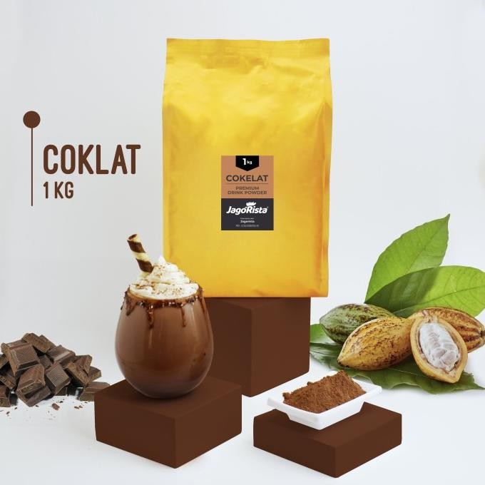 

BARU 1 KG JAGORISTA - CHOCOLATE - PREMIUM BUBBLE DRINK POWDER