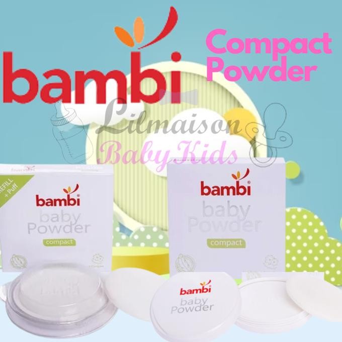 

BARU BAMBI BABY COMPACT REFIL POWDER BEDAK PADAT BAYI KULIT NORMAL SENSITIF