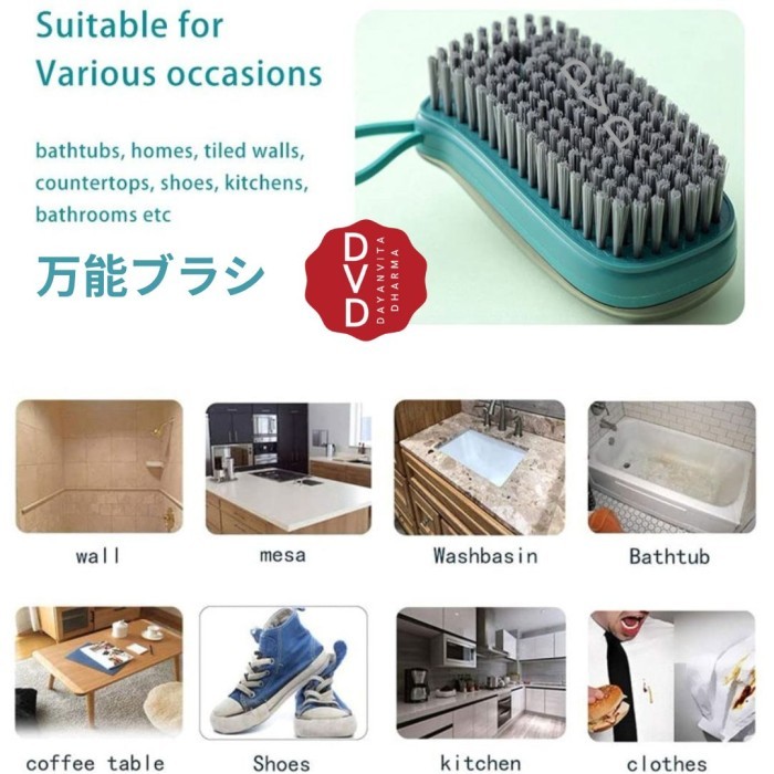 Ravnick Sikat serbaguna/ sikat baju diisi sabun