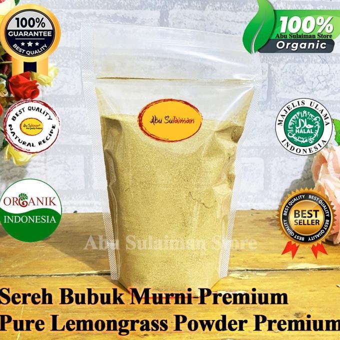 

BARU SEREH BUBUK MURNI 1 KG / PURE LEMONGRASS POWDER PREMIUM ABU SULAIMAN
