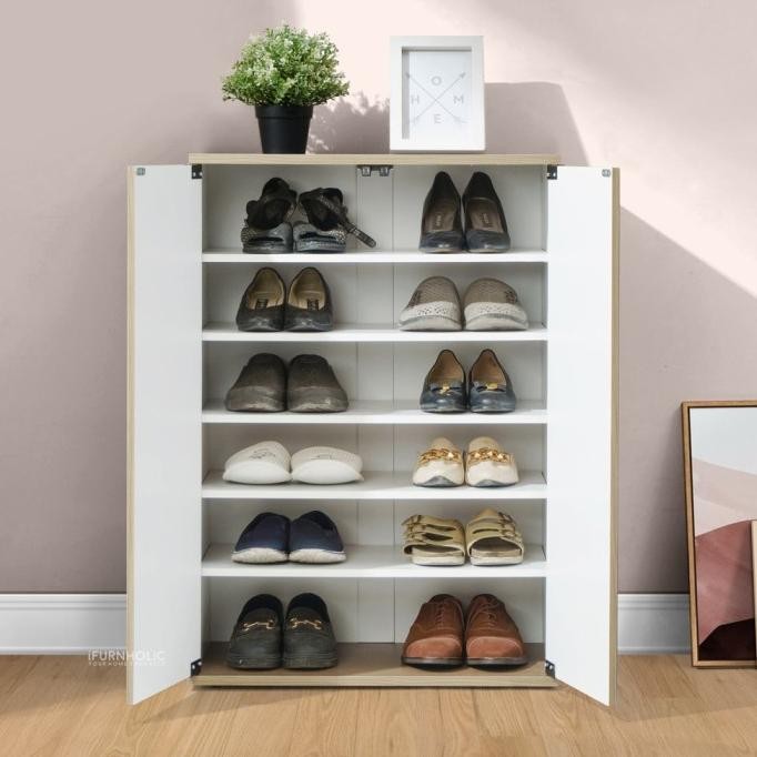 Ifurnholic Sassy Shoe Cabinet 600 - Furniture Rak Sepatu
