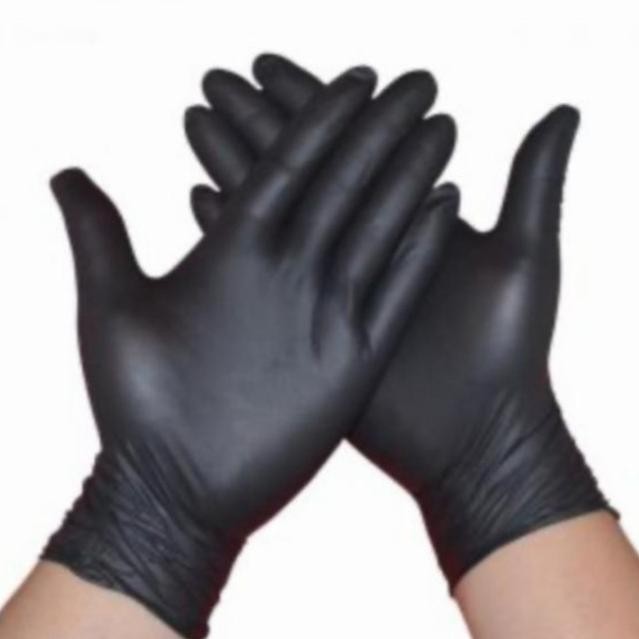 

BARU SARUNG TANGAN LATEX HITAM POWDER FREE LATEX GLOVES 1 BOK 50 PCS