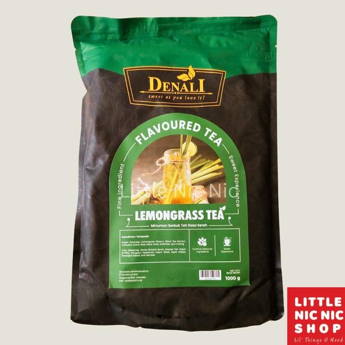 

BARU DENALI LEMON GRASS TEA POWDER BUBUK MINUMAN RASA TEH SEREH SERAI